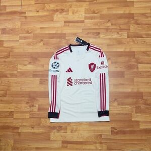 Liverpool Home Jersey 25/26 Fan Version Long Sleeve Size Medium